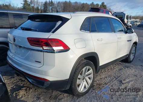 2022 Volkswagen Atlas Cross Sport 3.6L V6 Se W/Technology z USA, uszkodzony, nr VIN 1V2KE2CAXNC213911